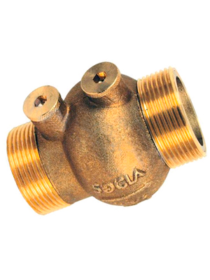 Обратный клапан, 223, резьбовой, латунный, диаметр DN 50 мм, давление PN 16 бар, производительность Kvs 65,30 куб.м/ч, Danfoss
