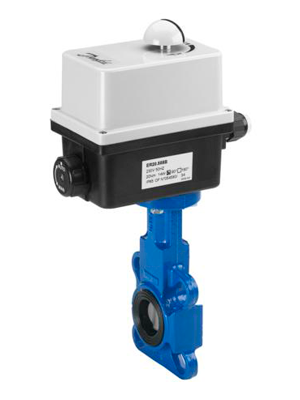 Запорный клапан типа «бабочка», VFY-WA, пластинчатый, чугунный корпус, электропривод AMB-Y 110/230 В, DN 12