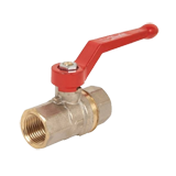 Шаровой клапан, BVR, резьбовой, латунный, с рукояткой, диаметр DN 15 мм, давление PN 40 бар, производительность Kvs 15,00 куб.м/ч, Danfoss