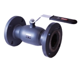 Шаровой кран, стандарт JiP FF, фланцевое соединение, сталь, рукоятка, диаметр DN 20 мм, давление PN 16 бар, Kvs 15,00 м³/ч