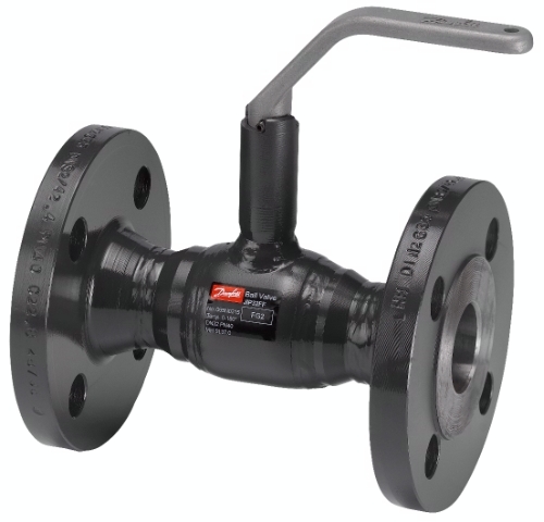 Шаровой кран, JiP Premium FF, фланцевое соединение, сталь, рукоятка, диаметр DN 20 мм, давление PN 40 бар, производительность Kvs 15,00 куб. м/ч