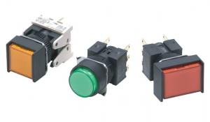 A16-5DSG, Светодиодная лампа 5 V DC для кнопочных переключателей серии A16, зеленого цвета