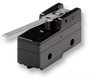 Z-15GW255-B, Концевой выключатель серии Z, ток 15 A, контактный промежуток 0.5 мм (стандартный), шарнирный роликовый рычаг (большой ролик), каплезащищ