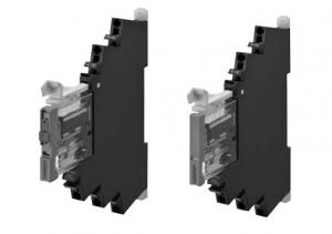 G2RV-SR701 DC24 BY OMB, Реле 6 мм серии G2RV, черное, винтовые клеммы, с тестовой кнопкой, напряжение питания 24 V DC, ток 6 A