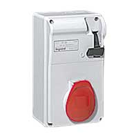 P17Щит с блок. 32А 3К+H+З 380В IP44