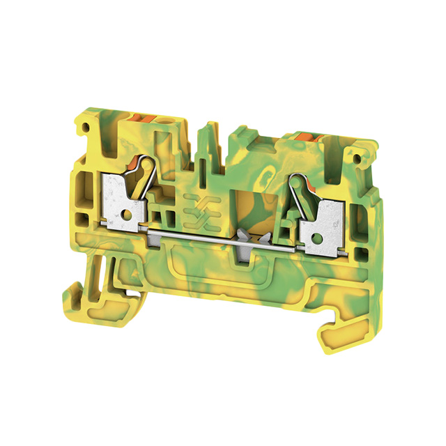 Клеммник PE, Push In, 2.5 мм, G