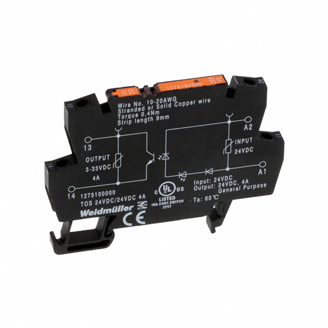 Реле SSR SPST-NO 4A 3-33V