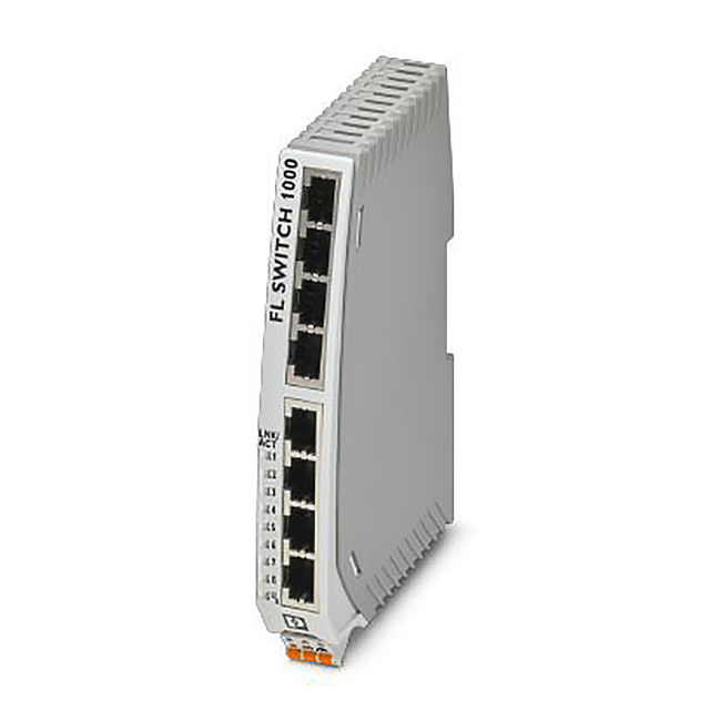 NARROW ETHERNET SWITCH, EIGHT RJ