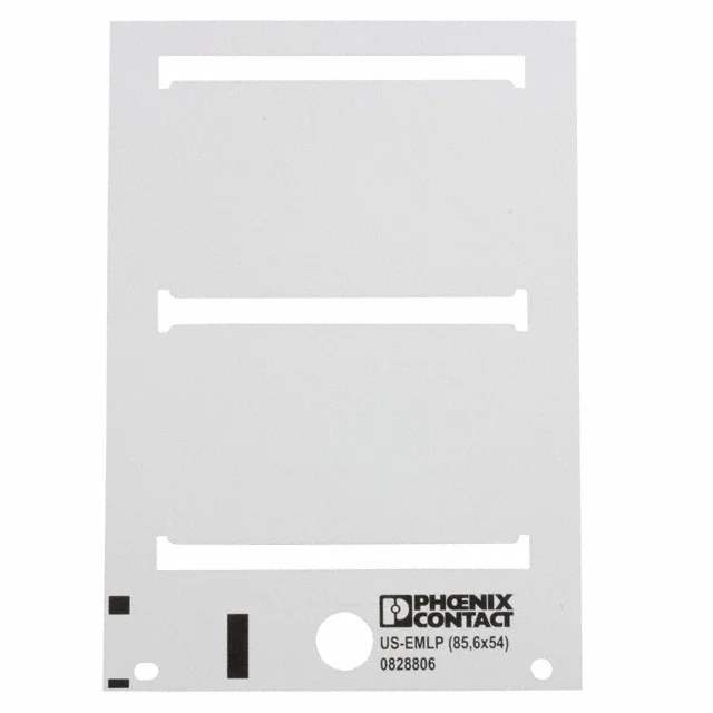 Этикетка ID/Рейтинги 3.35"x2.13" Белая