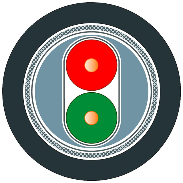 Кабель 2ЖЕЛ 2ЖЕЛ ЧЕРНОЙ ШИЛД 2М