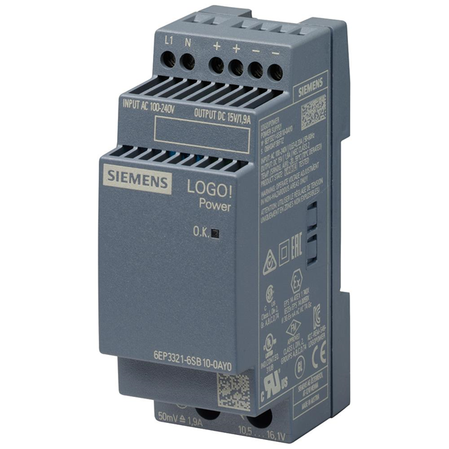 Блок питания AC/DC DIN RAIL 15В 29Вт