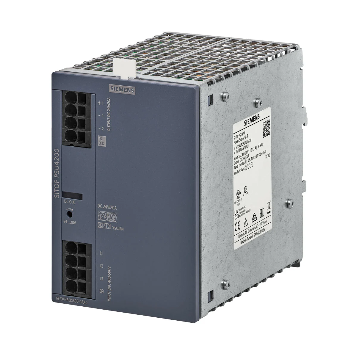 Блок питания SITOP PSU4200/3AC/24VDC/20A