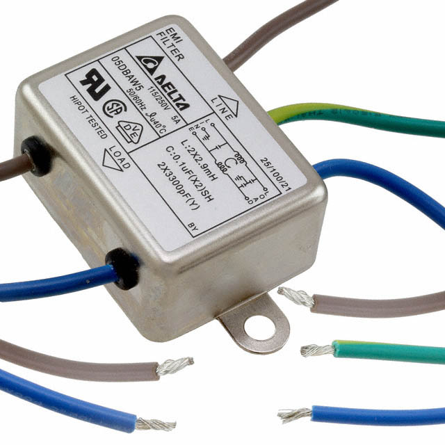 Фильтр линии 115В/250В 5А ЧАСТОТНЫЙ