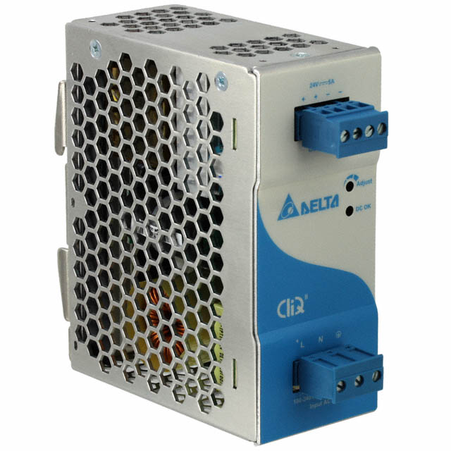 Блок питания 24В 120Вт для DIN-рейки Delta Electronics DRP024V120W1BA