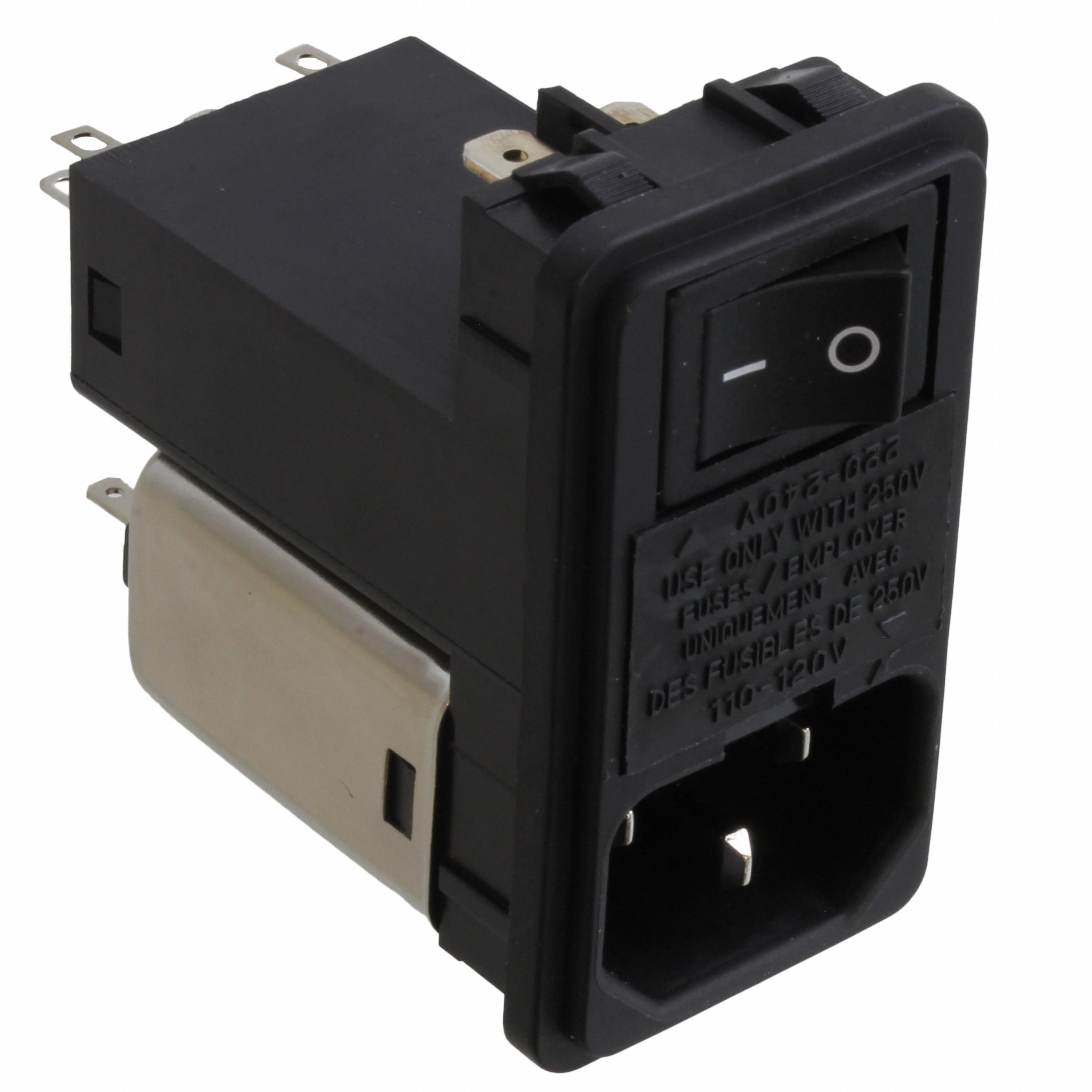 PWR ENT MOD RCPT IEC320-C14 PNL