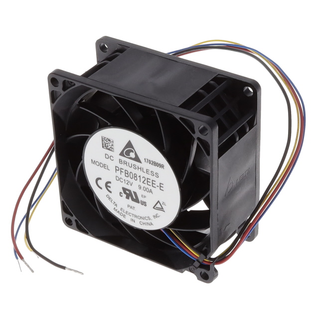 Вентилятор Axial 80x38мм 12В DC с проводом