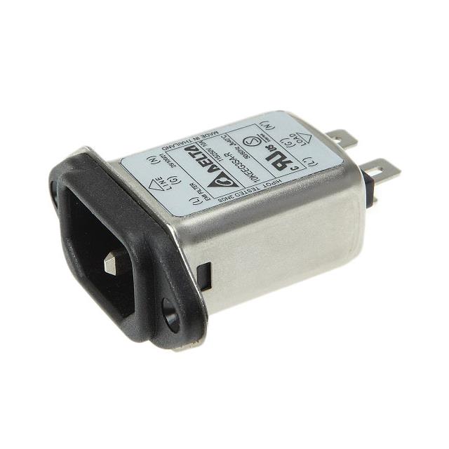 Розетка питания IEC320-C14 панельная с защитой от короткого замыкания