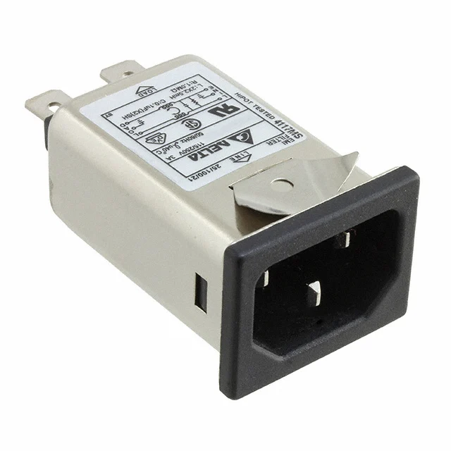 Розетка питания Delta Electronics PWR ENT RCPT IEC320-C14 PANEL QC