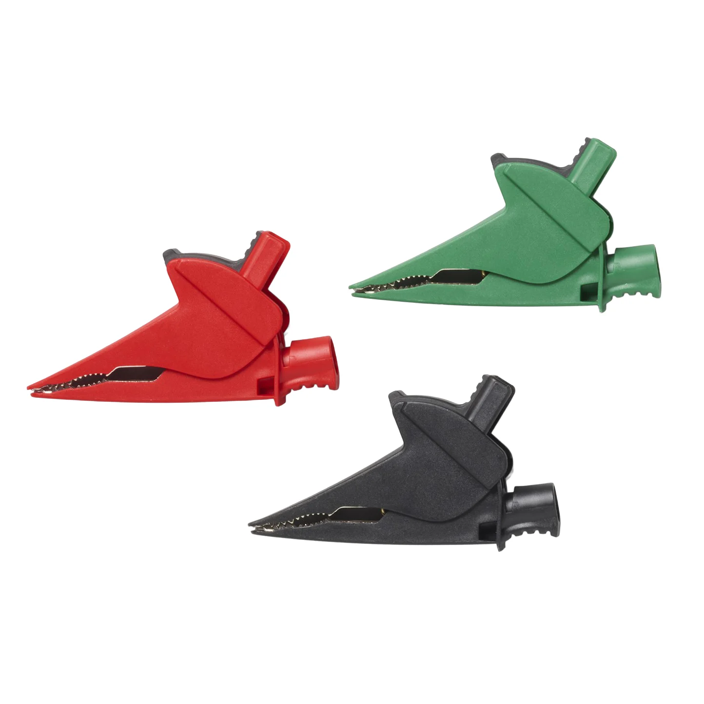 AC385-RGB Alligator Clips, CAT I